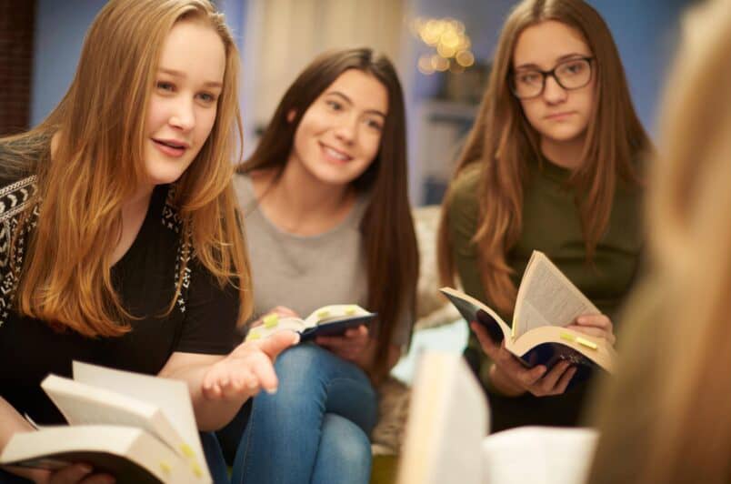 teens engaged in bible study scaled22